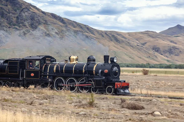 Kingston Wakatipu Nouvelle Zélande Février Vue Train Vapeur Kingston Flyer — Photo