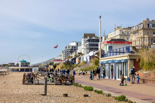 Östburne Östra Sussex Storbritannien Maj Utsikt Över Promenaden Eastbourne Den — Stockfoto