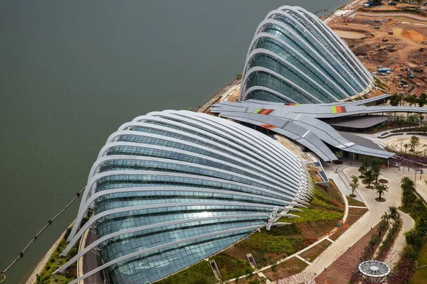 Singapore Ásia Fevereiro Novos Jardins Botânicos Construção Singapura Fevereiro 2012 — Fotografia de Stock