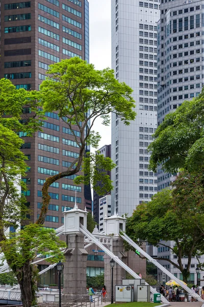 Singapour Février Scène Rue Singapour Février 2012 Personnes Non Identifiées — Photo