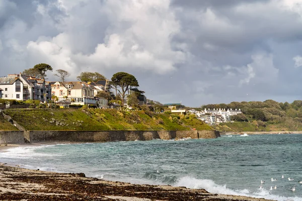 Gyllyngvase Beach Falmouth Cornwall May View Gyllyngvase Beach Falmouth Cornwall — Photo