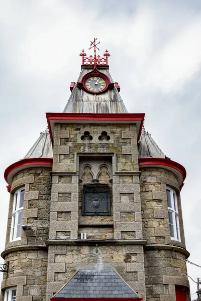 Marazion Cornwall Мая View Town Hall Museum Marazion Cornwall Мая — стоковое фото