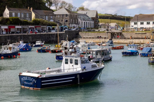 Porthleven Cornwall May View Town Harbour Porthleven Cornwall May 2021 — Stock Photo, Image