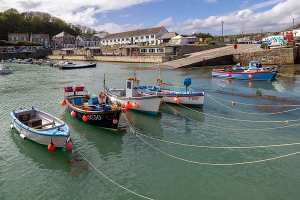 Porthleven Cornwall May View Town Harbour Porthleven Cornwall May 2021 — Stock fotografie