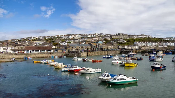 Porthleven Cornwall Reino Unido Maio Vista Cidade Porto Porthleven Cornwall — Fotografia de Stock