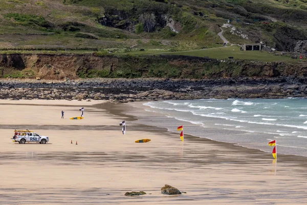 Ives Cornwall May 2021年5月13日にコーンウォールのセント アイヴスでのポルトマービーチの眺め 未確認の人 — ストック写真