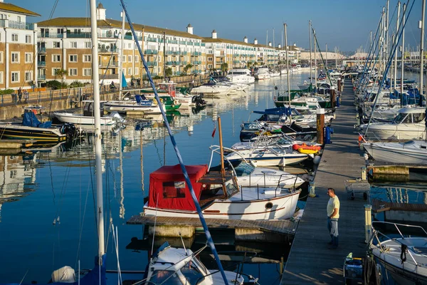 Brighton Sussex November Blick Auf Den Yachthafen Von Brighton Brighton — Stockfoto