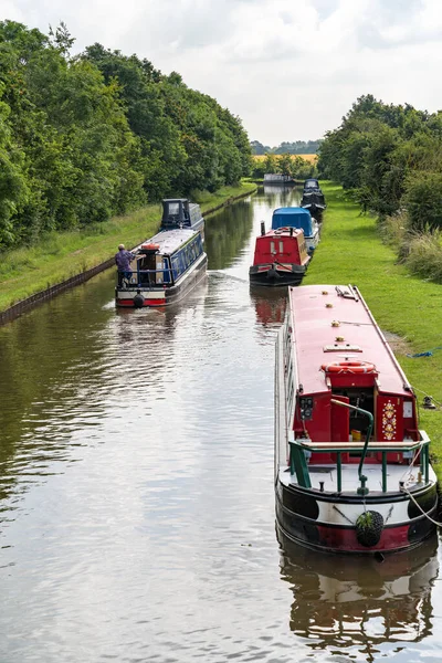 Bettisfield Clwyd Wales Juillet Vacances Bateau Sur Canal Bettisfield Clwyd — Photo