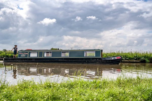 Whixall Shropshire July Narrow Boat Shropshire Union Canal Shropshire July — Stock Photo, Image