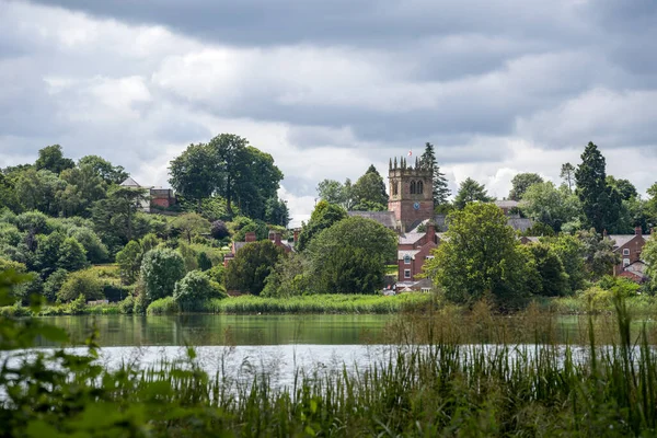 Ellesmere Shropshire Jly View Mere Ellesmere Shropshire 2021 — 스톡 사진