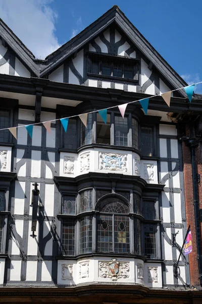 Shrewsbury Shropshire Reino Unido Julho Vista Edifícios Antigos Shrewsbury Shropshire — Fotografia de Stock