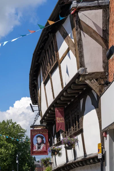 Shrewsbury Shropshire Reino Unido Julho Vista Dos Reis Cabeça Shrewsbury — Fotografia de Stock