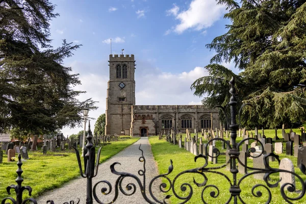 Hanmer Clwyd Wales Juli Blick Auf Die Chads Kirche Hanmer — Stockfoto