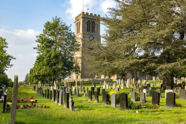 Hanmer Clwyd Wales Června Pohled Kostel Chads Hanmeru Wales Července — Stock fotografie