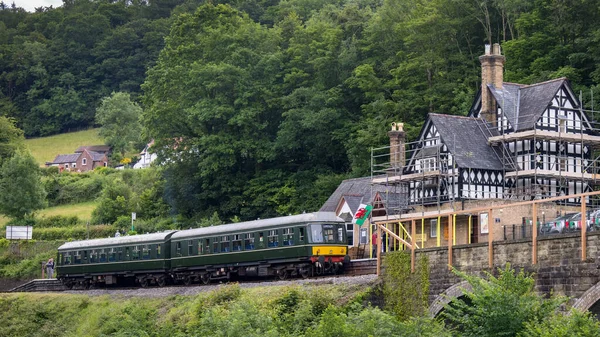 Berwyn Denbighshire Wales July Train Old Station Berwyn Wales July — Stock Photo, Image