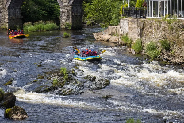 Berwyn Denbighshire Wales Června Řece Dee Berwynu Walesu Července 2021 — Stock fotografie