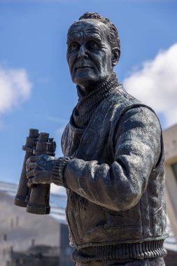 Liverpool, İngiltere - 14 Temmuz 2021 'de Liverpool, İngiltere' de Yüzbaşı F J Walker CB DSO 'nun anısına