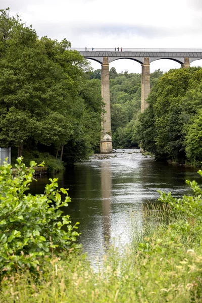 Froncysyllte Wrexham Wales Juli Blick Auf Das Aquädukt Pontcysyllte Der — Stockfoto