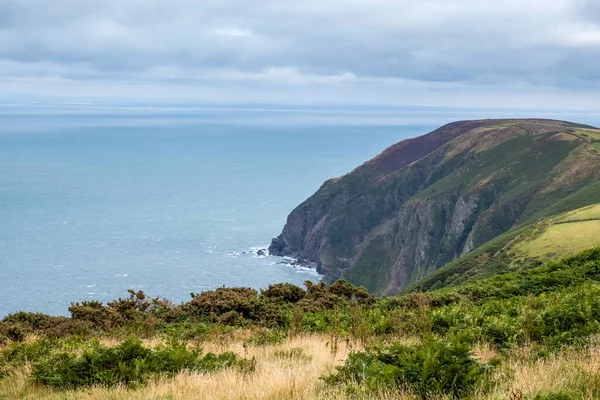 Widok Wybrzeże Devon Pobliżu Combe Martin — Zdjęcie stockowe