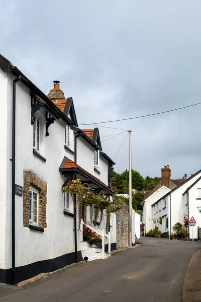 Berrynarbor Devon Velká Británie Srpna Pohled Malebnou Vesnici Berrynarbor Devonu — Stock fotografie