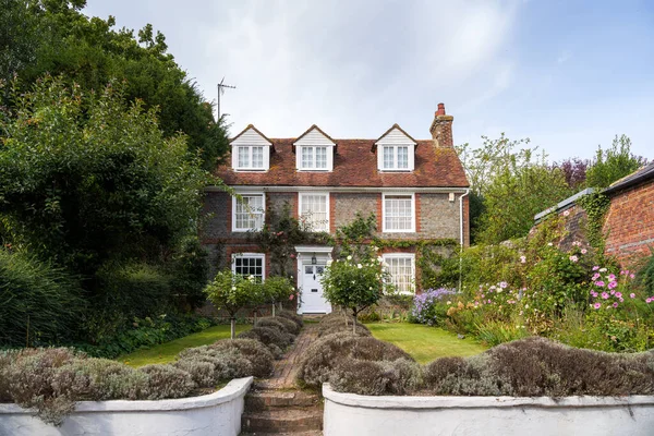 Alfriston Sussex Royaume Uni Septembre Vue Chalet Traditionnel Dans High — Photo