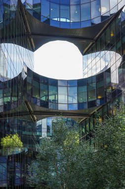 Londra şehrinin modern mimarisi