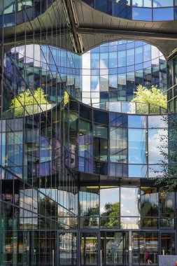 Londra şehrinin modern mimarisi