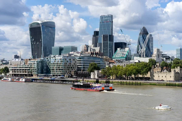 Londra'daki city modern mimarinin görünümü — Stok fotoğraf