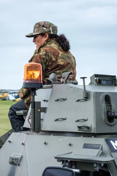 Oorlogstijd re-enactment bij shoreham airshow — Stockfoto