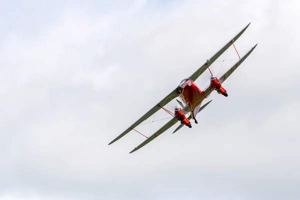 De Havilland DH90 Dragonfly at Shoreham airshow — Stock Photo, Image