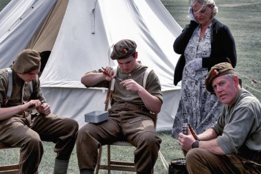 savaş zamanı re-enactment shoreham airshow