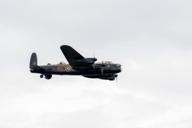Avro lancaster bombacı shoreham Havaalanı uçan