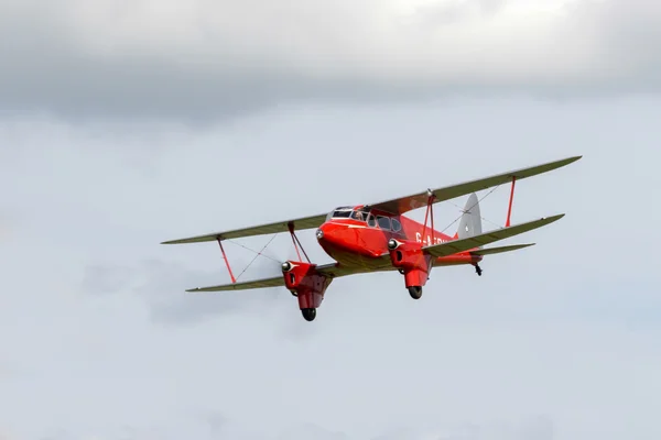 De Havilland DH90 Dragonfly all'airshow di Shoreham — Foto Stock