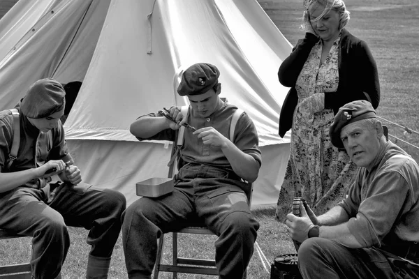 Wartime re-enactment at Shoreham Airshow — Stock Photo, Image