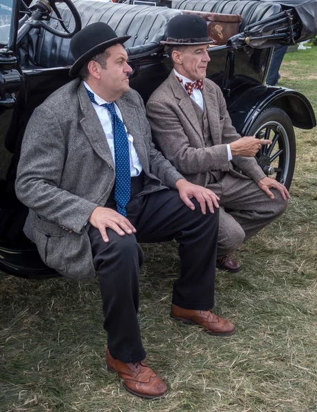 Laurel and Hardy lookalikes — Stock Photo, Image