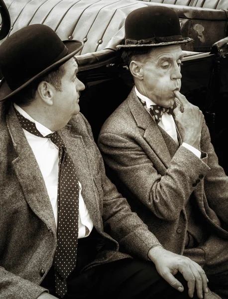 Laurel ve hardy lookalikes — Stok fotoğraf