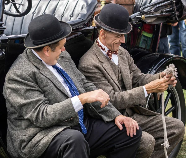 Laurel e Hardy lookalikes — Fotografia de Stock