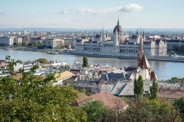Fishermans Bastion Budapeşte görünümünden