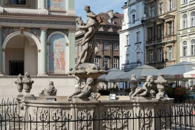 Fountain of Proserpina in Poznan clipart