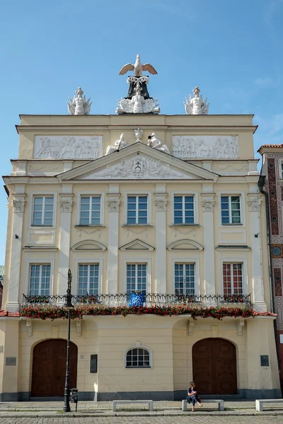 Palacio Dzialynski en Poznan — Foto de Stock