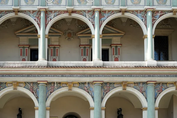 Part of theTown Hall Tower in Poznan — Stock Photo, Image