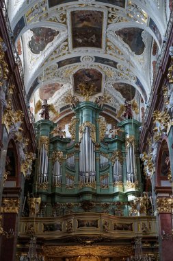 Kısmi görünümü içinde Çestohova Polonya Jasna Gora manastır