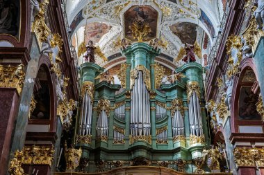 Kısmi görünümü içinde Çestohova Polonya Jasna Gora manastır