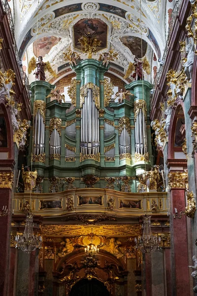 Częściowy widok Jasna Gora klasztor w Częstochowie Polska — Zdjęcie stockowe