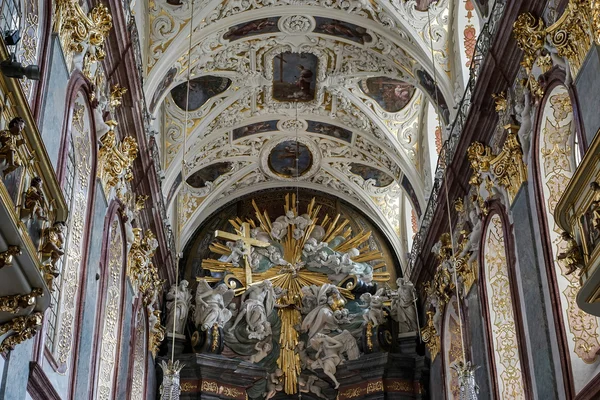 Vista parcial Mosteiro Jasna Gora em Czestochowa Polônia — Fotografia de Stock