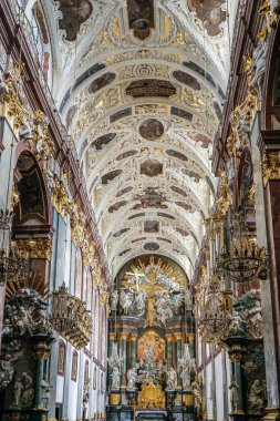 Kısmi görünümü içinde Çestohova Polonya Jasna Gora manastır