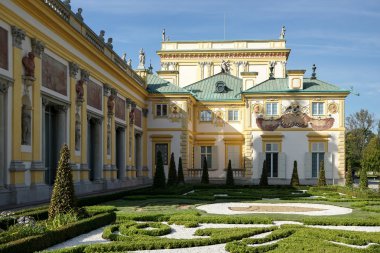 Wilanow Sarayı Varşova Polonya