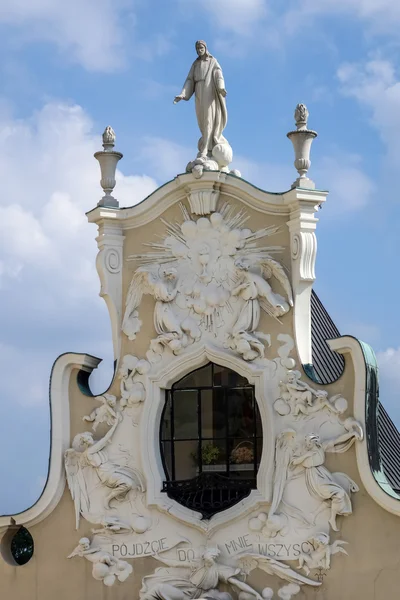 Vista parcial del monasterio Jasna Gora en Czestochowa Polonia —  Fotos de Stock