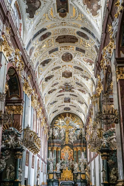 Częściowy widok Jasna Gora klasztor w Częstochowie Polska — Zdjęcie stockowe