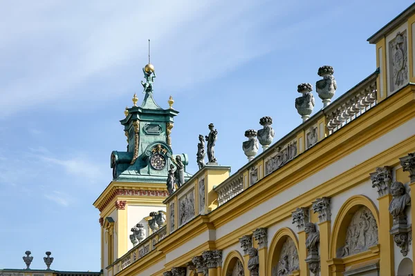 Вилановский дворец в Варшаве — стоковое фото